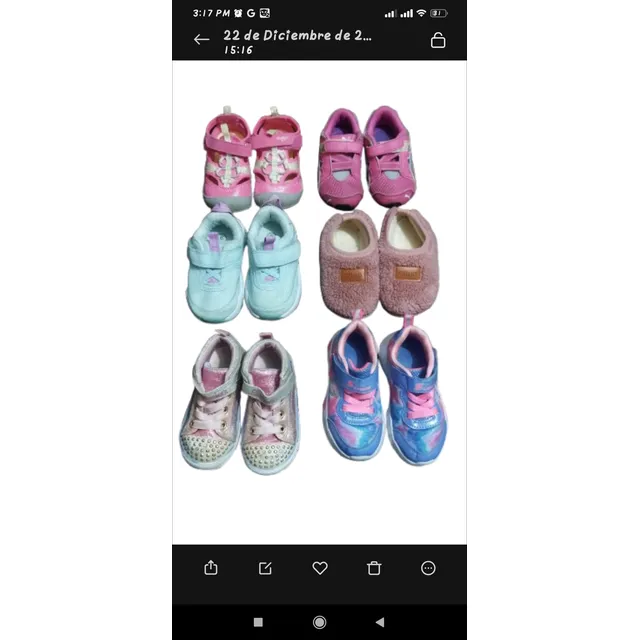 Zapatos De Niña Importados  Talla 23