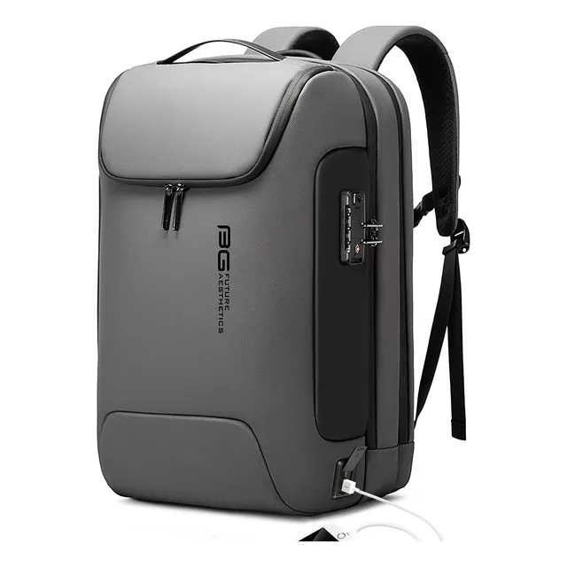 Mochila Para Laptop Bange 17.3'' Unisex Carga Usb -negro