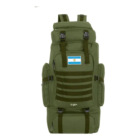 Mochila Táctica T-go Camping Em020gm 70l Adultos