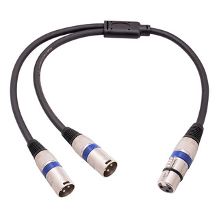 Cable Divisor Xlr Hembra De 3 Pines A Xlr Macho En Y Dual, X Cable Divisor Xlr Hembra De 3 Pines A Xlr Macho En Y Dual, X