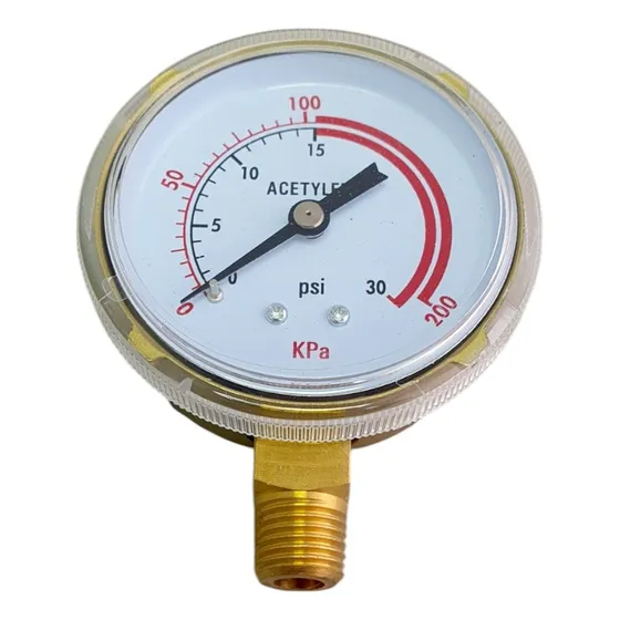 Manómetro Regulador Reloj Acetileno 0-30 Psi