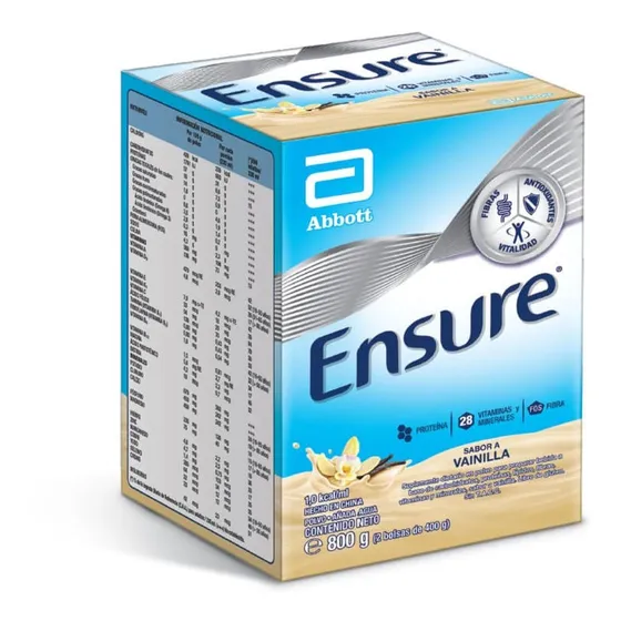 Suplemento Dietario Ensure En Polvo De Vainilla X 800 G Vainilla