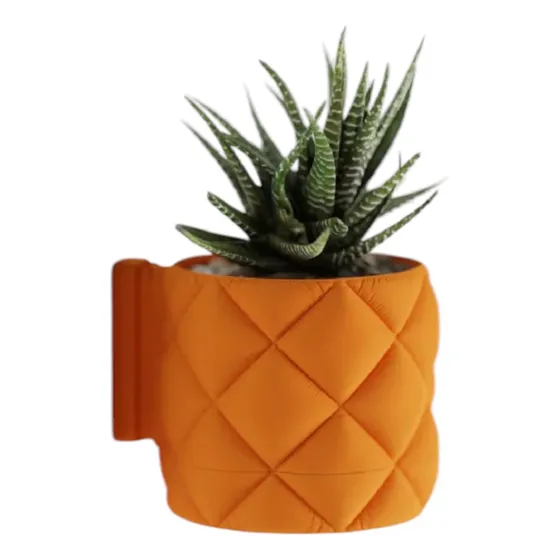 Maceta 3d Diseño Inflated Colgante 8cm + Desagote Y Drip