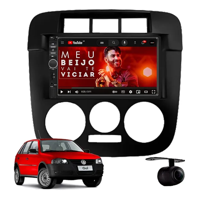 Central Multimidia Mp5 Slim Volkswagen Gol G4 2013 2014