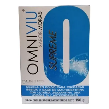 Omniviu Omnilife Sabor Mora Cont. Neto 150 Gr.- 30 Sobres