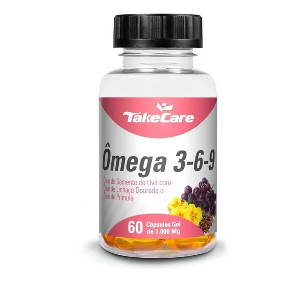 Omega 3/6/9 Linhaca, Primula E Semente De Uva  1000mg