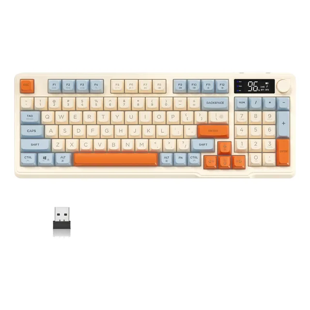 Teclado Gamer Free Wolf M96 Rgb Usb-c Inglés