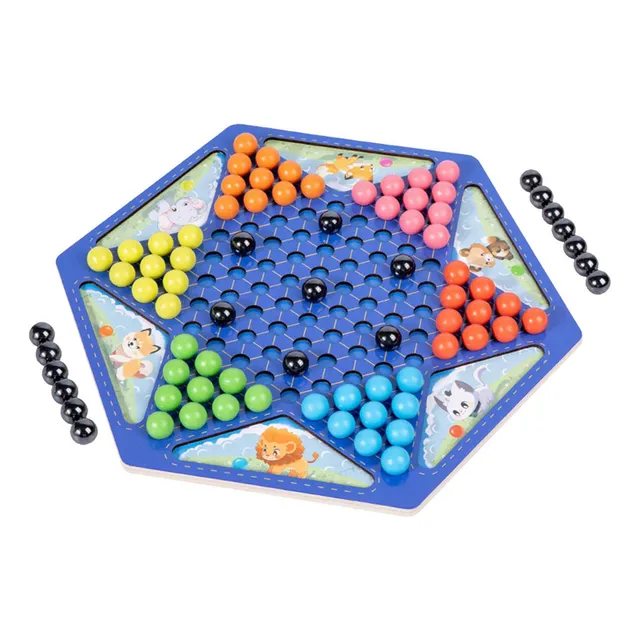 Juego De Ajedrez Magnético De Damas Chinas, Clásico Para