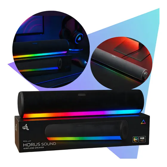 Soundbar Gamer Knup RO-852 Bluetooth RGB 14W PC Notebook USB