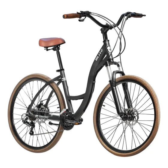Bicicleta Blitz Urbana Comodo 29 Full Shimano 21v F. Disco
