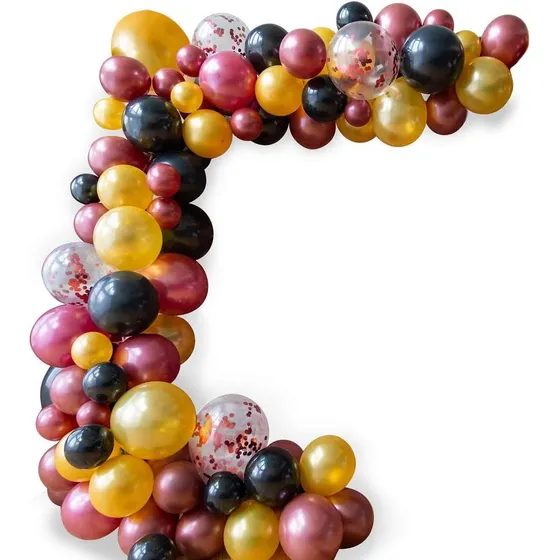 Arco Globos Gryffindor Harry Potter Negro Dorado Bordo