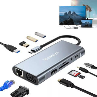 Adaptador Hub Usb C Multipuerto Usb Tipo C Docking Station Adaptador Hub Usb C Multipuerto Usb Tipo C Docking Station