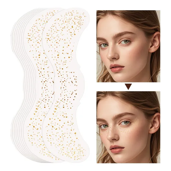 Pegatinas Doradas Para Maquillaje De Ojos Y Cara Motas De Ma