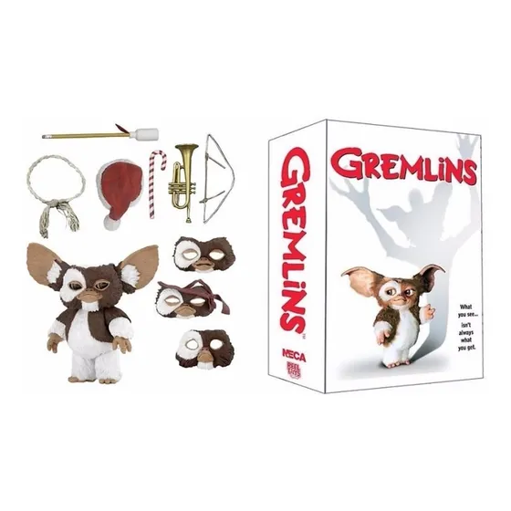 Figura Gizmo Gremlin Neca Muñeco Juguete Coleccion Navidad