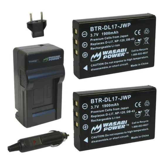Power Bateria Cargador Kit Para Ricoh Caplio Wide Gx Pro Rx