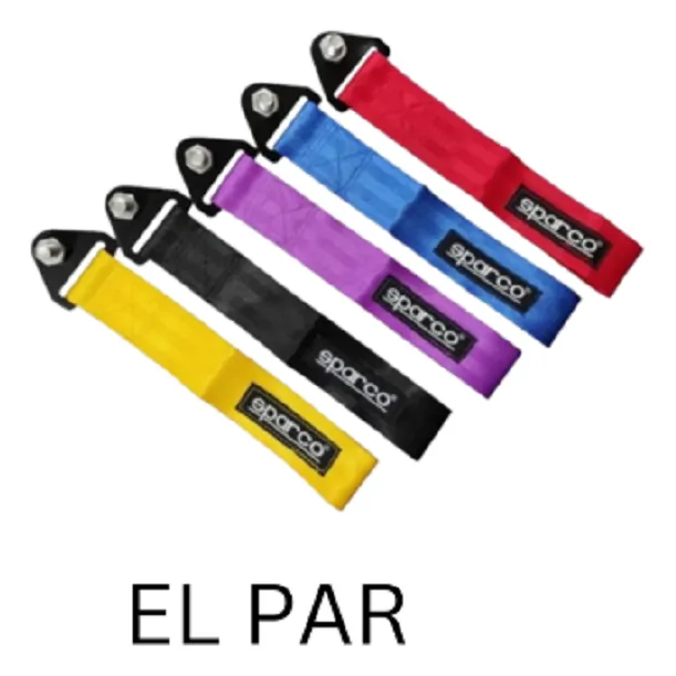 Cinta De Remolque Sparco Tunning (el Par) *tienda Fisica
