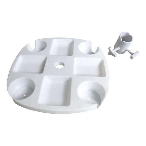 Piscina Praia Bandeja De Mesa Com Suporte De Copo Para A