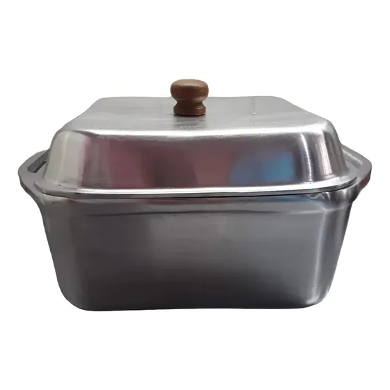 Olla Cuadrada Tipo Essen 7 Litros 5mm De Espesor