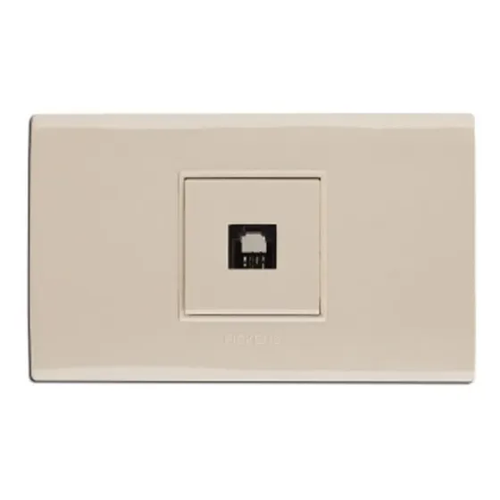 Toma De Telefono Sencilla Color Beige Pickens 