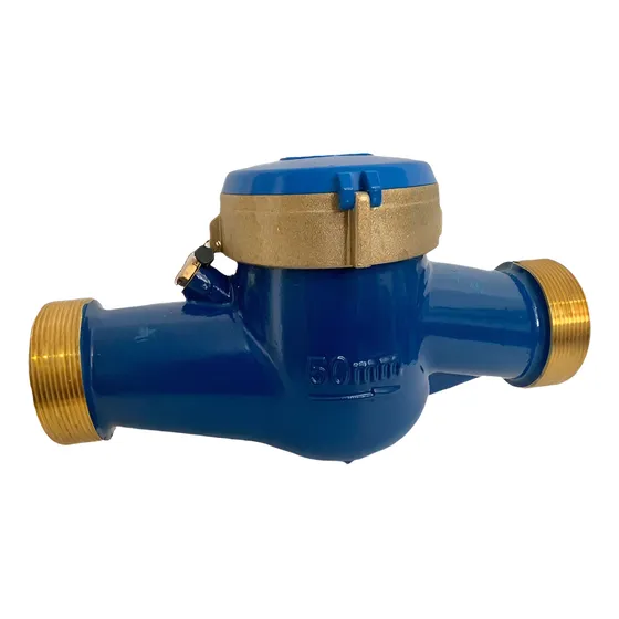 Medidor De Agua De 2 En Bronce Con Niples Coples Empaques