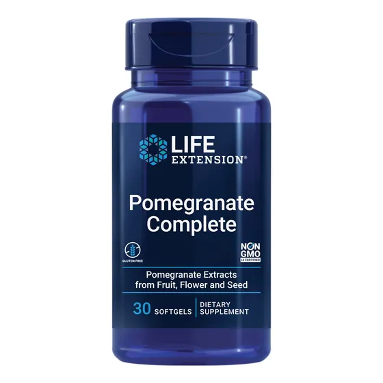 Supplement Life Extension Pomegranate Complete 30 Cápsulas B