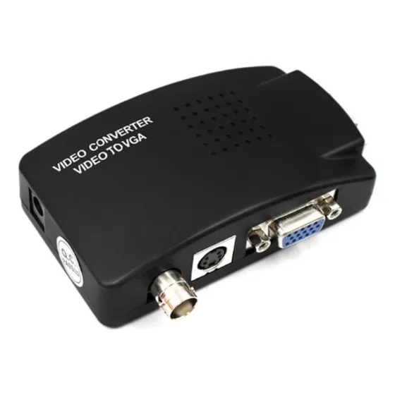 Conversor Adaptador De Video Bnc/ S-video Vga Para Vga Nfe