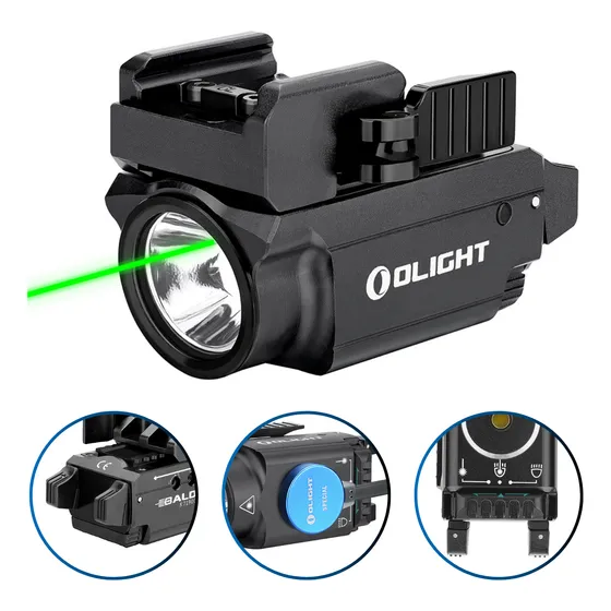 Lanterna Tática Led Olight Baldr Mini 600 Lúmens 130 Metros