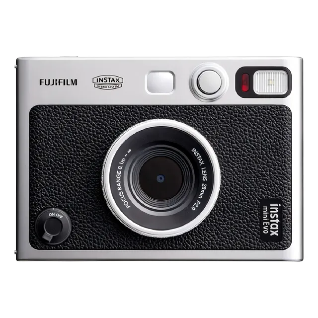 Cámara instantánea híbrida Fujifilm Instax Mini Evo Bluetooth, color negro