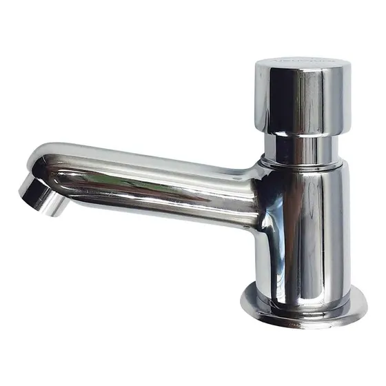 Llave Individual Temporizadora Push Para Lavabo Fontanery