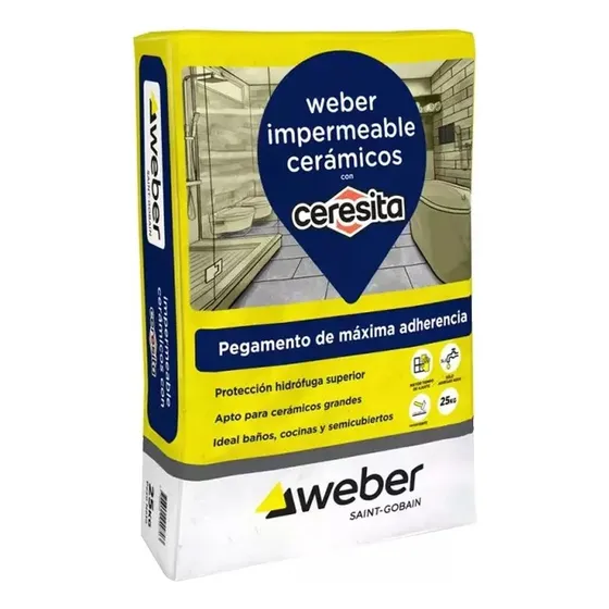 Weber Impermeable Con Ceresita X 25 Kg