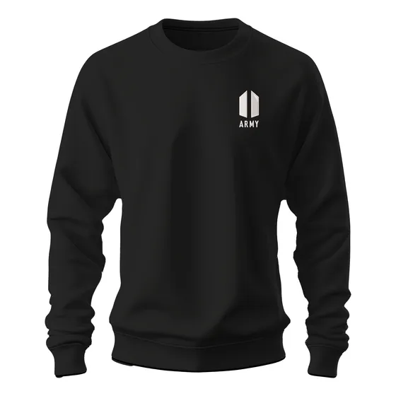 Sudadera Sweater Bordado Army Logo Boy Band Musica Fans