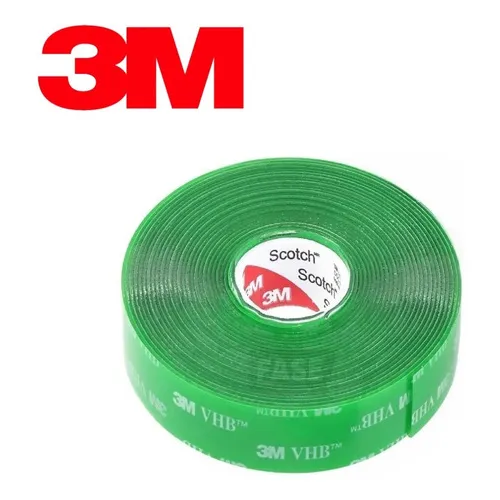 Fita facial de contato duplo 3m VHB 4910 para interior de 19mmx5mts