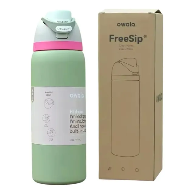 Botella Termo De Acero Inoxidable Owala Para Agua Con  
