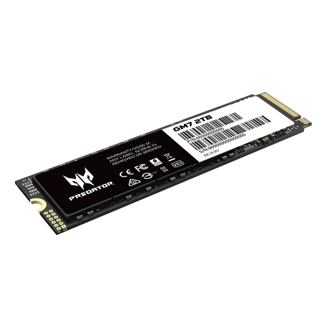 Unidad Ssd M.2 Predator 2tb (bl.9bwwr.119) Gm7, 7200 Mb/s