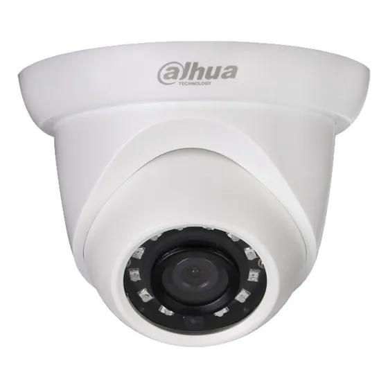 Dahua Cámara Ip Domo IPCHDW1431S Resolución de 4MP Lente de 2.8 mm 93 Grados de Apertura WDR Real de 120 dB IR Inteligente de hasta 30 Mts Protección IP67 Blanca