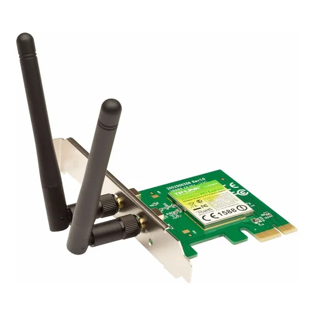 Tarjeta Red Wifi Tplink 300mbps 2 Antenas Con Bajo Perfil
