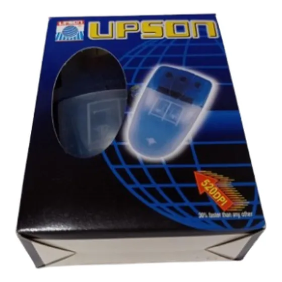 Mouse Serial 3 Botões Upson Azul Up-800 S/ Scroll