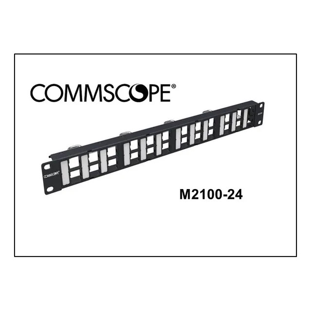Patch Panel Modular Commscope M2100 U/utp 1u, 24 Port