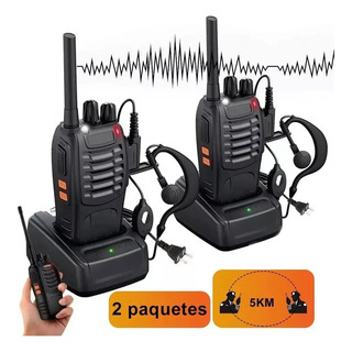 2 Pack Radios Walkie Talkie Recargable, Con Manos Libres 2 Pack Radios Walkie Talkie Recargable, Con Manos Libres