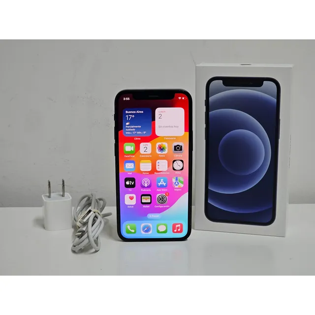 Apple iPhone 12 Mini 64gb Bat 84% Con Caja Cargador Y Cable