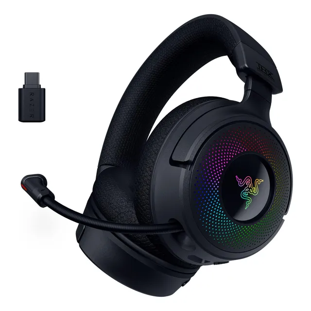 Audífonos Gamer Razer Kraken V4 inalámbricos Rgb Hyperspeed Bluetooth 5.3
