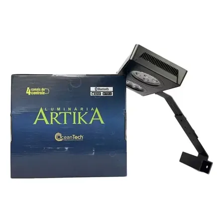 Luminária Led Ocean Tech Artika Marine 36w Bivolt Para Aquário Marinho 127/220v