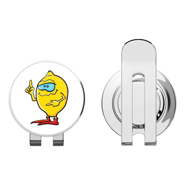 888 Graphics Funny Limon Fruit Cartoon Golf Hat Clip Bola