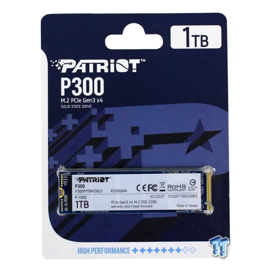 Disco Duro Patriot Ssd M.2 1tb P300 Pcie Gen 3x4 Nvme