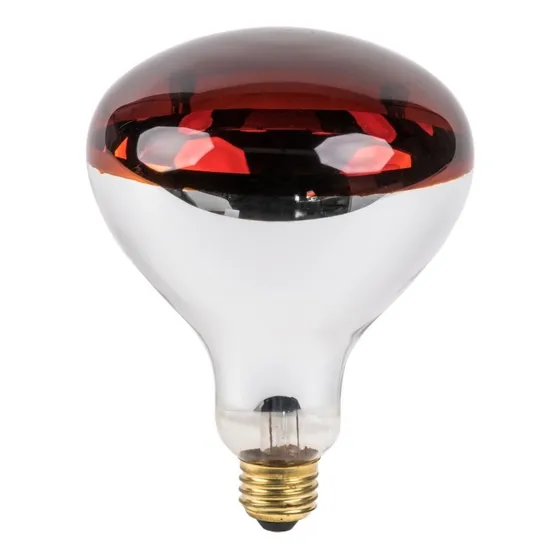 Ampolleta incandescente France Infrarroja 250w Bulbo color rojo 250W 220V