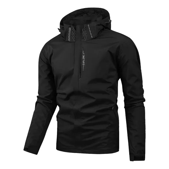 Chamarr Impermeable Rompeviento Casual Deportivas Senderismo