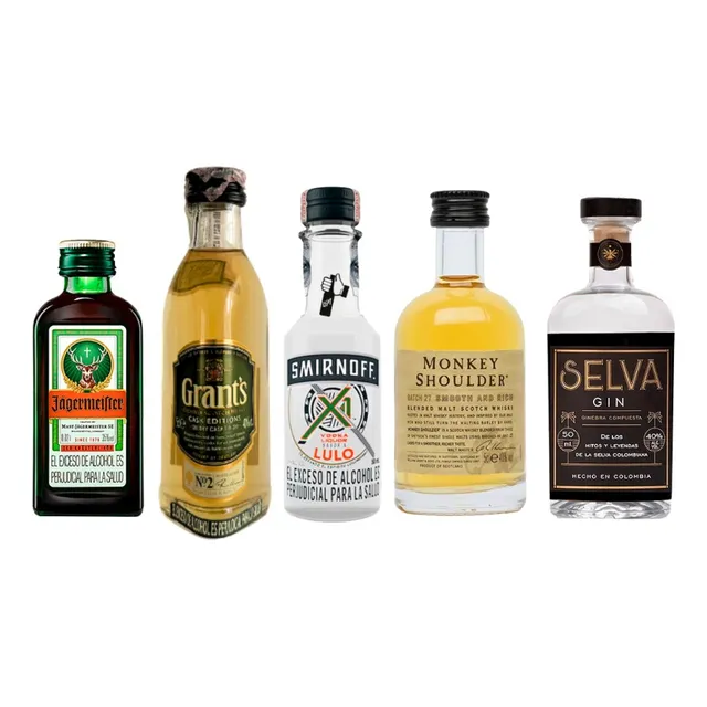 Botellitas Miniatura Licor - mL a $380