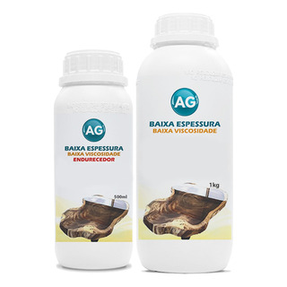 Resina Epoxi Baixa Espessura Baixa Viscosidade Ag 1,5kg Resinas Ag Resina Epoxi Baixa Espessura Baixa Viscosidade Ag 1,5kg Resinas Ag