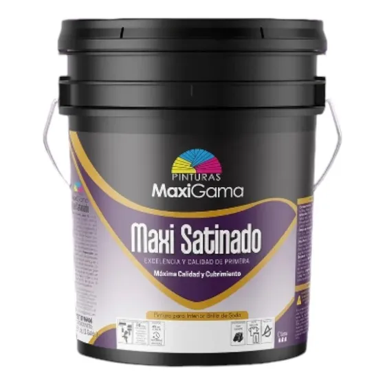 Pintura Brillo De Seda Blanco Tipo A Cuñete Maxisatinado