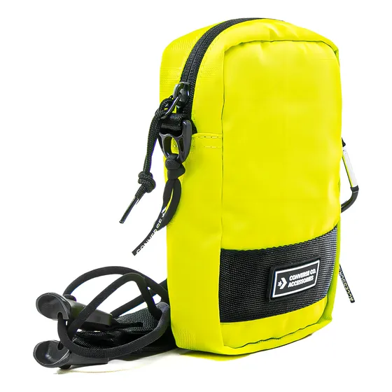 Morral Converse Ripstop Lifestyle Unisex Verde Fluo Cli Color Amarillo Color de la correa de hombro Negro Diseño de la tela Liso